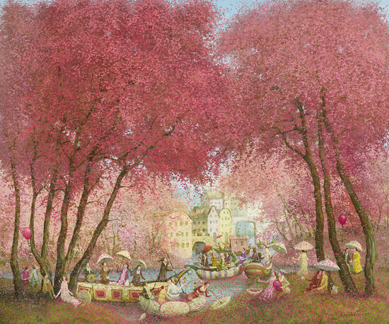 River of flowers